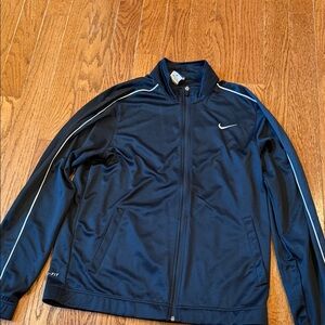 Nike Men's Navy Blue Windbreaker Jacket
